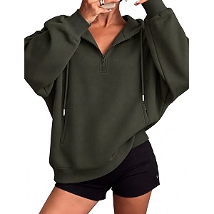 Zeagoo Hoodies for Women Half Zip Up