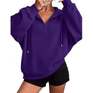 Zeagoo Hoodies for Women Half Zip Up
