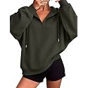 Zeagoo Hoodies for Women Half Zip Up