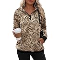 Zeagoo Hoodies for Women Half Zip Up