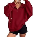 Zeagoo Hoodies for Women Half Zip Up