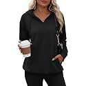 Zeagoo Hoodies for Women Half Zip Up