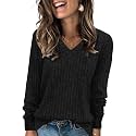 Zeagoo Long Sleeve Shirts for Women V