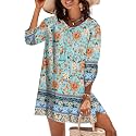Zeagoo Tassel Tie Neck 34 Long Sleeve
