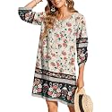 Zeagoo Tassel Tie Neck 34 Long Sleeve