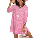 Zeagoo Tassel Tie Neck 34 Long Sleeve