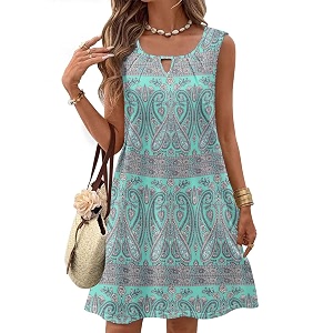 Zeagoo Womens Casual Summer Dresses 2025 Boho