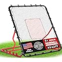 ZEALFEEL Baseball Rebounder Net, 4 x 4.5 ft, 3/5 Adjustable Angles