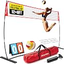 ZEALFEEL Volleyball Net,12/20ft Portable Height-Adjustable Set for Backyard