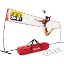 ZEALFEEL Volleyball Net,12/20ft Portable Height-Adjustable Set for Backyard