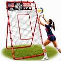 ZEALFEEL Volleyball Rebounder Net, 6 Adjustable Angle 4x7FT Trainer