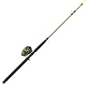 Zebco Big Cat Spincast Reel and Fishing Rod Combo, 7-ft 2-Pc Fishing Pole