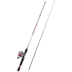 zebco sales co 33 ladies spincast fishing reel and rod combo