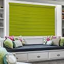 ZEBRA BLINDS Polyester Coffee - W120XH130CM - Sheer Horizontal Window Blinds and Shades for Daytime and Nighttime - Light Filtering Roller Shades for Windows