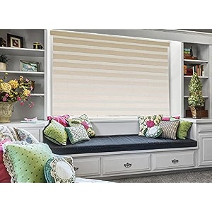 zebra blinds polyester blinds for windowsivoryw150xh150cm