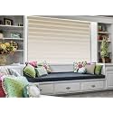 ZEBRA BLINDS Polyester Blinds for WindowsIvoryW60XH150CM