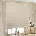 ZEBRA BLINDS Polyester Blinds for Windows,Ivory,W154XH160CM