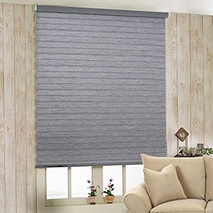 zebra blinds polyester curtain for windows or outdoor dcor grey w152 x h130 cm