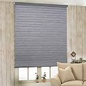 ZEBRA BLINDS Polyester Curtain for Windows Or Outdoor Décor, Grey, W152 X H130 CM