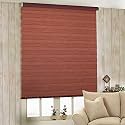 ZEBRA BLINDS Polyester Curtain for Windows Or Outdoor Décor, Wood, W156 X H200 CM