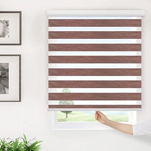 zebra blindsroller blinds for windows home dcor windows zebra blinds for window roller blinds room darkening roller blinds for home office w110 xh130cm wood