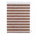 Zebra Blinds/Roller Blinds for Windows Home Décor Windows Zebra Blinds for Window Roller Blinds Room Darkening Roller Blinds for Home, Office (W90 XH150CM, Wood)