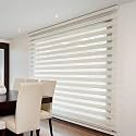 Zebra Blinds/Roller Blinds for Windows Home Décor Windows Zebra Blinds for Window Roller Blinds Room Darkening Roller Blinds for Home, Office (W170 XH130CM, Ivory)