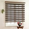 Zebra Blinds/Roller Blinds for Windows Home Décor Windows Zebra Blinds for Window Roller Blinds Room Darkening Roller Blinds for Home, Office (W105 XH170CM, Coffee)