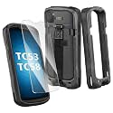 for Zebra TC53 TC58 Protective Case Cover with Handstrap & Tempered Glass