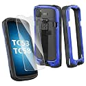 for Zebra TC53 TC58 Protective Case Cover with Handstrap & Tempered Glass