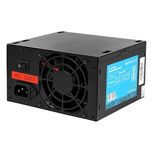 zebronics 450w black gold power supply with 3x sata connectors 2x molex 80mm built-in fan extra long cables 12 meter power cable and suitable for regular use computers