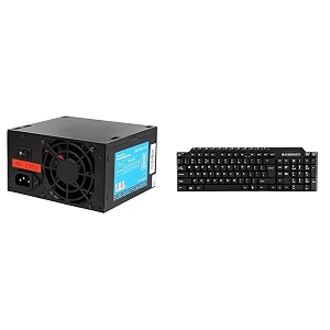 zebronics 450w black gold power supply with 3x sata connectors 2x molex 80mm built-in fan extra l