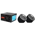 Zebronics 450W Black Gold Power Supply with 3X SATA connectors, 2X Molex, 80mm Built-in Fan, Extra L