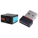 Zebronics 450W Black Gold Power Supply with 3X SATA connectors, 2X Molex, 80mm Built-in Fan, Extra L