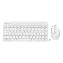 ZEBRONICS Companion 201 2.4GHz Wireless Keyboard &amp; Mouse Combo, 83 Keys, AI Assist Key, 12 Integrated Multimedia Keys, 3 Button Mouse, 1600 DPI, High Precision, Silent Operation (White)