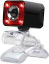 ZEBRONICS CRYSTAL PRO WEBCAM Full HD Webcam 1080p, with Microphone, Night vision, USB Connectivity (Red)