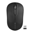 ZEBRONICS Zeb Dash Pro Ambidextrous Optical Mouse 1600 DPI, 3-Level DPI, Lightweight, Power Saving