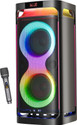 ZEBRONICS Party Fyre 500, 7hrs Playback with RGB, Wireless Mic, TWS, USB, AUX, 140 W Bluetooth Party Speaker