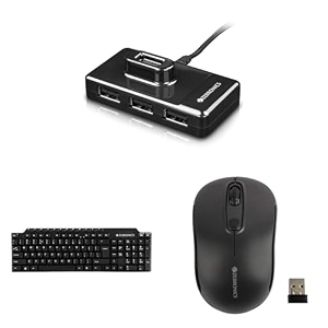 zebronics zeb-100hb 4 ports usb hub for laptop pc computers plug amp play backward compatible - bla