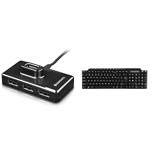 zebronics zeb-100hb 4 ports usb hub for laptop pc computers plug amp play backward compatible - bla