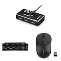 ZEBRONICS Zeb-100HB 4 Ports USB Hub for Laptop, PC Computers, Plug &amp; Play, Backward Compatible - Bla