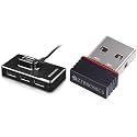 ZEBRONICS Zeb-100HB 4 Ports USB Hub for Laptop, PC Computers, Plug &amp; Play, Backward Compatible - Bla