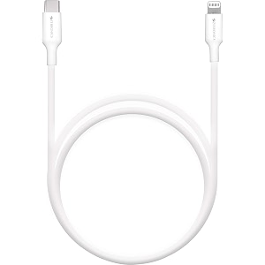 zebronics zeb-cl1000m 3a mfi type-c to lightning cable apple certified made for iphoneipadipod supports type-c pd adapters 1m white