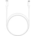 ZEBRONICS ZEB-CL1000M 3A MFI Type-C to Lightning Cable, Apple Certified, Made for iPhone/iPad/iPod, Supports Type-C PD Adapters, 1M (White)