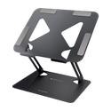 ZEBRONICS ZEB-NS3000 Zeb-NS3000 Carbon Steel Laptop Stand with Adjustable Height with 360 Rotation and Multi Angle Adjustable levels- Compatible with 40 - 44cm Laptops