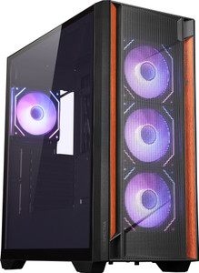 ZEBRONICS Zeb-Spectra Black Mid Tower Cabinet with