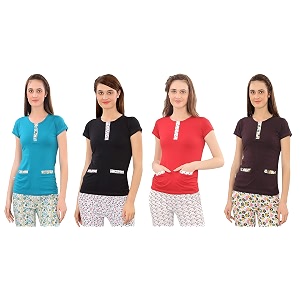zebu women39s plain top pack of 4