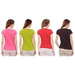 zebu women39s plain top pack of 4
