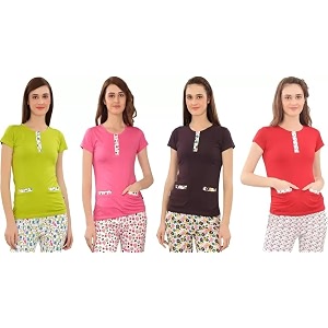 zebu women39s plain top pack of 4