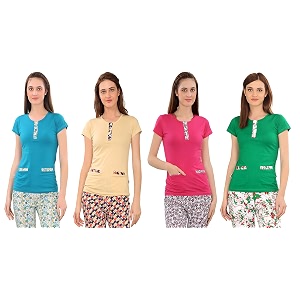 zebu women39s plain top pack of 4